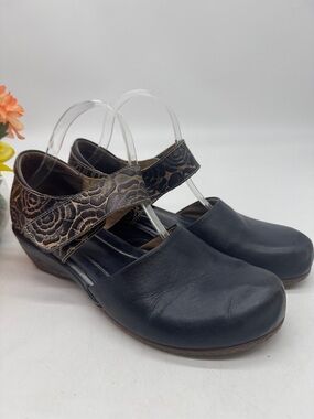L'Artiste by Spring Step Gloss-Pansy Mary-Jane Navy EU Size 41